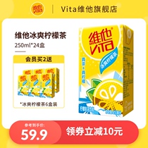 Vita Vita Vita Ice Lemon Tea Drink 250ml * 24 boxes of tea drinks in the whole box