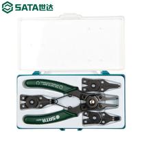 Seda snap spring pliers internal and external use four-in-one multifunction spring pliers sleeve shaft with a stop collar pliers 09251