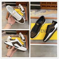 Fendi Fendi new men's low-top classic presbyker sports casual running shoes CBA in autumn and winter
