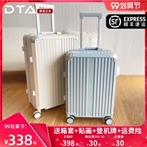 Japan DTA luggage Womens Small trolley case 24 inch ultra-light boarding 20 sturdy and durable student suitcase 22