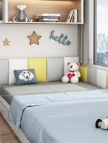Kang bed wall around bed with tatami wall around soft bag foreign style new 2021 kang around self-adhesive anti-collision bedside backrest