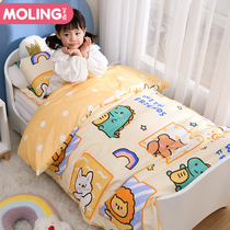 Kindergarten quilt three-piece cotton quilt cover Children nap by the baby into the park with a core six-piece set of baby bedding