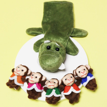 Kindergarten Early Teach Bilingual Children Classic Stories English Children Song Ploy Matching Appeasement Hand Puppet Toy Teaching Aids