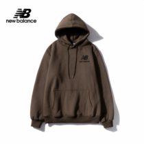 NewBalance New Bailun NB Sweater Coat Tide Brand Hooded Couple Casual Print Autumn Winter Pullover Men and Women