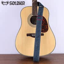 Soldier Guitar Strap Guitar Accessories Folk Strap Classic Personality Girls Student Guitar Strap Shoulder Strap New