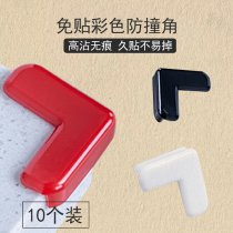 Table Corner Collision Avoidance Corner Guard Angle Silicone Child Safety Anti-Kowtowing Transparent Glass Tea Table Right Angle Wrapping sharp corner sleeves