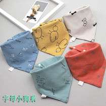 Saliva Towel Baby Pure Cotton Surrounding Mouth Spring Autumn Style Newborn Turban Children Scarf Children Scarves Around Baby Triangle Towels