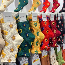 Socks womens trend in the Korean version of ins spring and summer students Joker East Gate same Japanese Dark Flower women stockings