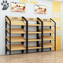 Fruit rack shelf shelf display cabinet beveled display rack Shopping mall gift shoe store Nakajima cabinet Supermarket snack rack