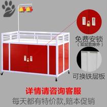 Folding promotional car display rack display rack light side floats storage rack sub mens clothing store commercial childrens shoes move