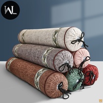Buckwheat Semen Cassiae Cervical Spine Pillows Pillow Round Pillows Pillow Sleep Special Aid Sleep Candy Cylindrical Round Non repair