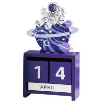 Creative cute desktop wooden calendar ornaments College entrance examination and graduate school inspirational ins wind perpetual calendar desk small desk calendar