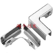  Acrylic stainless steel T-shaped glass clamp Right angle splint accessories~Holder corner guard 304 decorative bracket-t-shaped