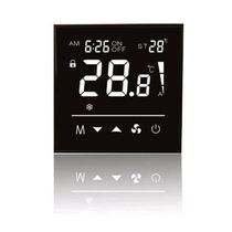 High-grade ground source heat pump medium j Central n air conditioner thermostat black air conditioner thermostat three-speed switch temperature control switch fire