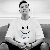 NASA jointly American heavy summer cotton Chinese tide T-shirts mens short sleeve shirt half-sleeved shirt