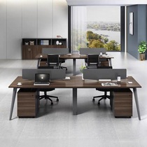 Staff Desk Chair Combined Screen Holder employee position Four persons Partition Finance Room Furniture Double Computer Desk Sub