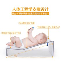 Newborn baby bathing rack baby with bath mesh pocket bathing reclining bracket cushion bath bed shower bath tub-shower coolers