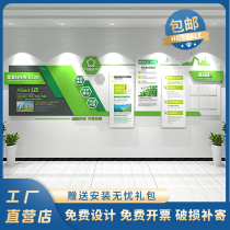 Corporate Culture Wall Design Production Office Display Wall Custom Company Culture Propaganda Wall Background Wall 3d Solid