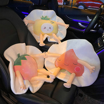 Car waist cushion ladies car seat cute waist Pillow summer driver car lumbar support office