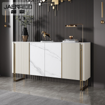 Jian Hao modern simple rock board entrance cabinet Italian light luxury style dining side cabinet entrance living room storage decoration shoe cabinet
