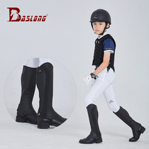 Childrens horse riding leg guards childrens equestrian leg guards soft and comfortable leg guards childrens horse riding equipment eight-foot dragon harness