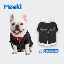 mookipet Dogs Fighting Cat Summer Clothes Pet Dog Teddy Dress Wedding Suit Spring and Autumn
