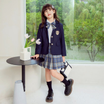 Girl Little Suit Jacket 2022 Spring Dress New Ocean Gas Jk West Suit Suit Academy Wind Children Spring Fall Jacket