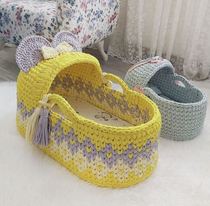 Baby basket Portable basket Newborn baby out of the hospital Portable safety car can lie flat bed sleeping basket