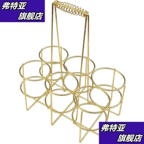 Beer Basket Beer Basket Wine Basket Portable Six Pickers Bar Grill Hotel KTV Beer Rack