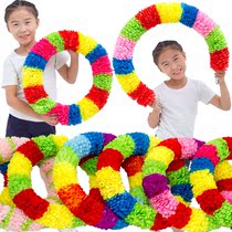 Hard circle wire wreath games props opening ceremony kindergarten dance gymnastics circle instrument exercises props color