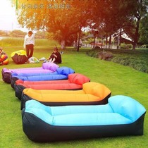 Outdoor Net red lazy inflatable sofa air mattress single recliner portable camping lunch break music festival sofa