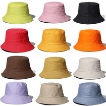 Advertising new yellow hat printed travel hat male visor hat iy travel fisherman hat cap printed custom fee