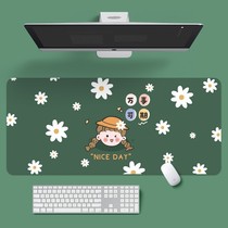 Mouse pad Japanese large gaming abstinence writing homework desk pad Girl cute laptop keyboard mat