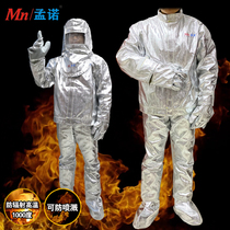 1000 degree heat insulation clothing Aluminum foil fire protection clothing High temperature 1000 degree fire protection clothing Industrial anti-scalding clothing