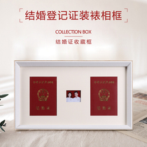 Time to date marriage certificate photo-frame lovers couple registration photos to wash photos to be made into wedding photos creative pendulum