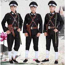 Republic of China Police National Army Imperial Association Army Pseudo Army Second dog agent Imperial Association Army Annual Meeting sketch stage performance costume