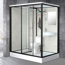 Integral shower room Household bathroom Integrated bathroom Wet and dry separation Bath room partition Bath room free waterproof