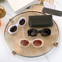 21 New Arc de Triomphe logo retro female sunglasses little red book Sugar Sugar with white black pink sunglasses