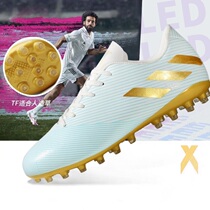 Nike football shoes Messi C Roof X19 Mens adult Children AG Long nail TF Broken Nails Junior High School Students Low Gang Training Shoes