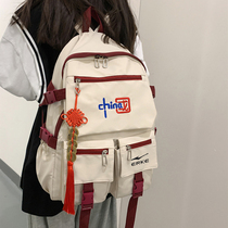 Hongxing Erke 2021 autumn mens and womens backpack Korean student bag shoulder travel travel computer