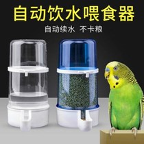 Bird drinking fountain automatic pigeon feeder water feeder parrot hanging food box bird cage Accessories Supplies