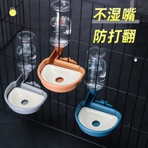 Cat-hanging automatic water drinking machine does not flow drinking water bottles Teddy hanging kettle water feeder dog cat supplies