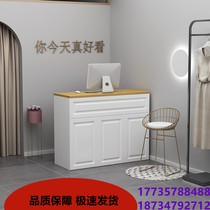 Bar small cash register European flat beauty nail art simple front desk reception bar girls clothing store