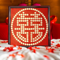 Coin Festive with photo frame Five cents Money 5 Corner Ako Template Wedding Exclusive Newlyweds 100 JoyTudy Hand Gift