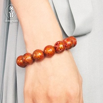 donguan Dongguan crafts Natural lacquer quartz inlaid Buddha beads accessories bracelet rosary Zhu Yanjin