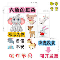 Elephant Ears Sophomores Sophomores Open Class Custom Magnetic Sticker Blackboard Book Magnetic Sticker Elementary Course Soft Magnetic Whiteboard