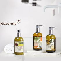Natural Aesthetics 300ml hotel B & B household Press Type Large Bottle shampoo hair conditioner body lotion body milk