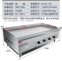 Electric Pickle Oven Commercial Hand Grip Cake Swing Stall Machine Iron Plate Burning Iron Plate Squid Gas Plated Chrome Without Black Baking Cold Face Equipment