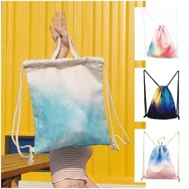 Basketball bag storage shoulder harness drawstring waterproof simple outdoor travel sports fitness backpack football bag