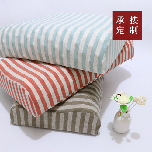 Cotton memory pillowcase Latex pillowcase Tianzhu cotton knitted pillowcase Adult breathable thin pillowcase Cotton pillowcase does not play the ball